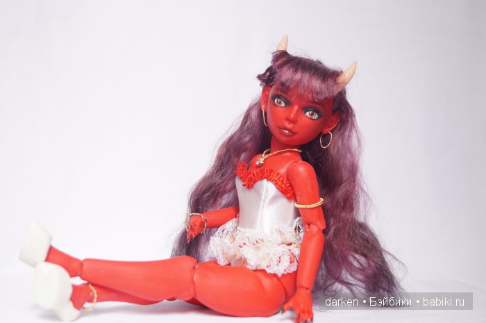 Демонесса. Авторская шарнирная кукла Кузнецовой Светланы | Бэйбики Демонесса. Авторская шарнирная кукла Кузнецовой Светланы (фото 2)