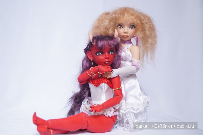 Демонесса. Авторская шарнирная кукла Кузнецовой Светланы | Бэйбики Демонесса. Авторская шарнирная кукла Кузнецовой Светланы (фото 7)