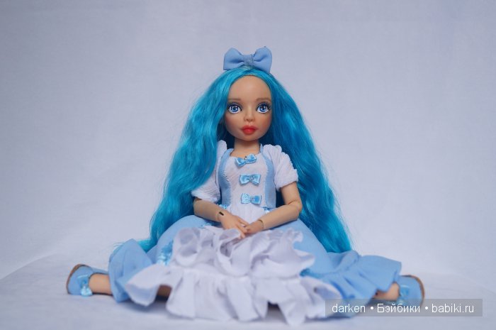 Мальвина. Шарнирная авторская кукла Светланы Кузнецовой (фото 3)