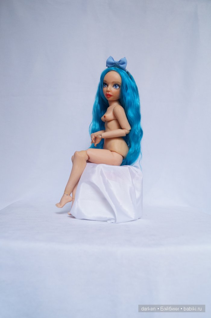 Мальвина. Шарнирная авторская кукла Светланы Кузнецовой (фото 7)