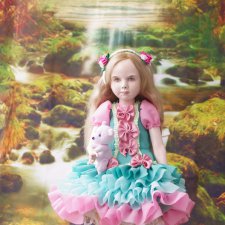 Фарфоровая почти шарнирная кукла