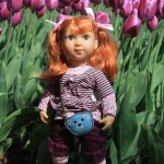 Тюльпановое настроение с малышкой-цветочком Petite Fleur от Сони Хартман