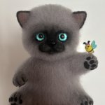 Котёнок из шерсти