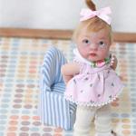 Подарок на рождество - малышка ООАК БЖД