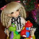 Как мы елку наряжали. Куклы БЖД