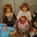 С наступившим Новым 2013 годом! Кукольная композиция