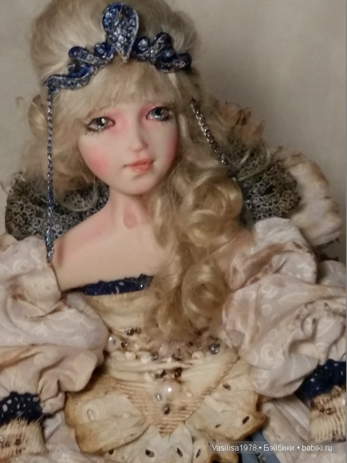 Мои авторские куклы болтушки или будуарная кукла (фото 10)