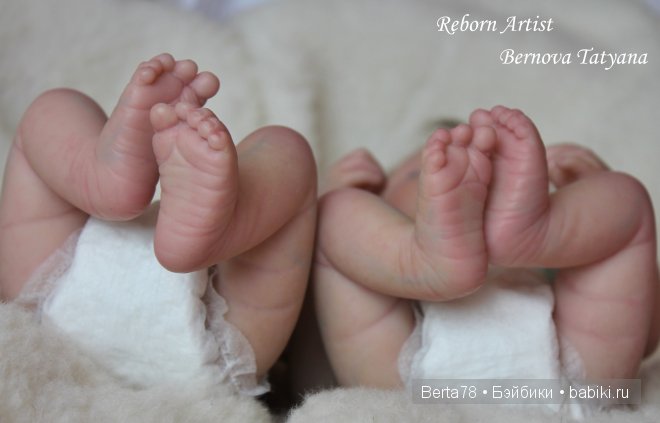 Мои Миники, реборны 25 см Берновой Татьяны