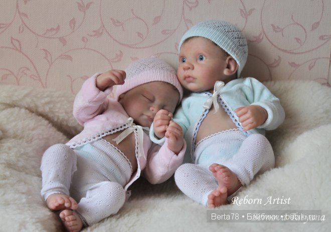 Мои Миники, реборны 25 см Берновой Татьяны