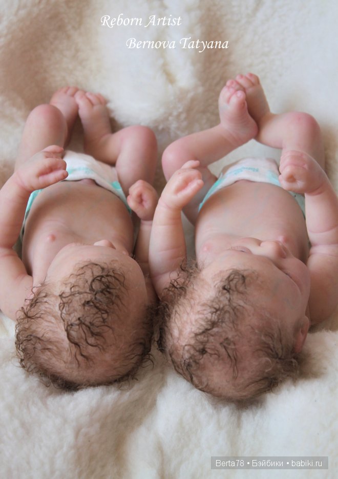 Мои Миники, реборны 25 см Берновой Татьяны