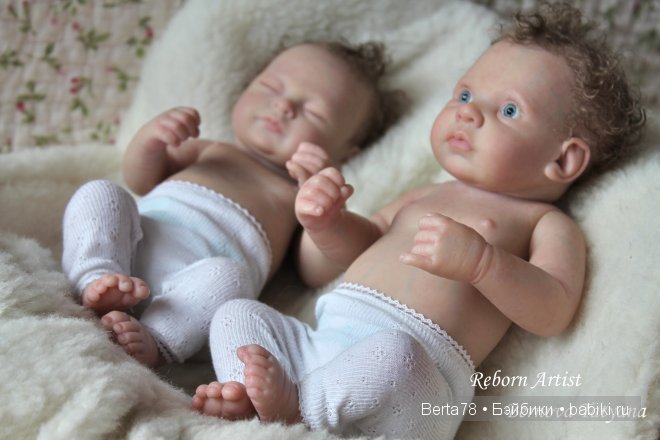 Мои Миники, реборны 25 см Берновой Татьяны