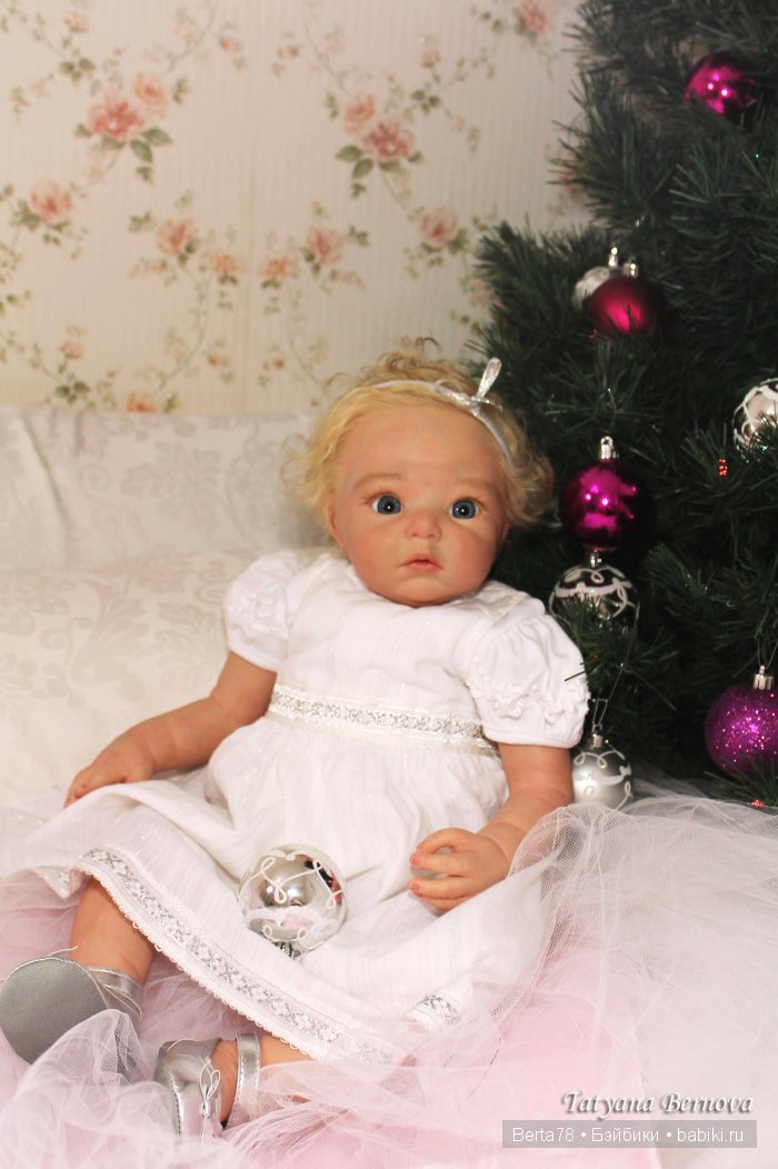 Кукла реборн Лола, новогоднее чудо