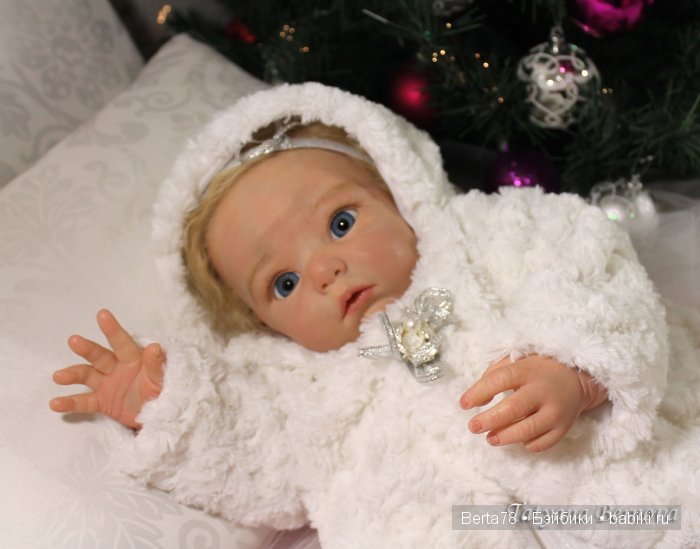 Кукла реборн Лола, новогоднее чудо