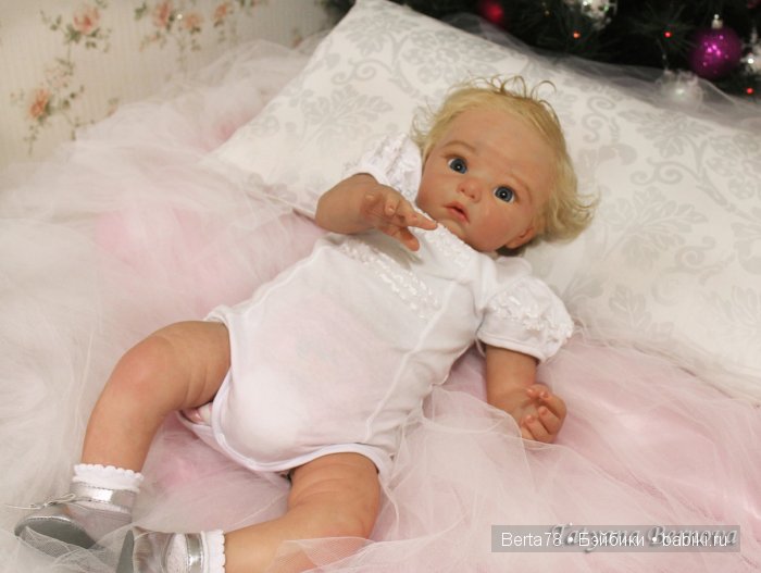 Кукла реборн Лола, новогоднее чудо (фото 4)