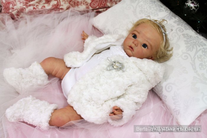 Кукла реборн Лола, новогоднее чудо (фото 9)