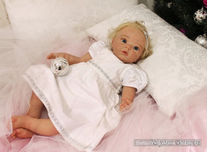 Кукла реборн Лола, новогоднее чудо (фото 10)