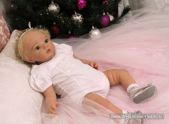 Кукла реборн Лола, новогоднее чудо (фото 5)