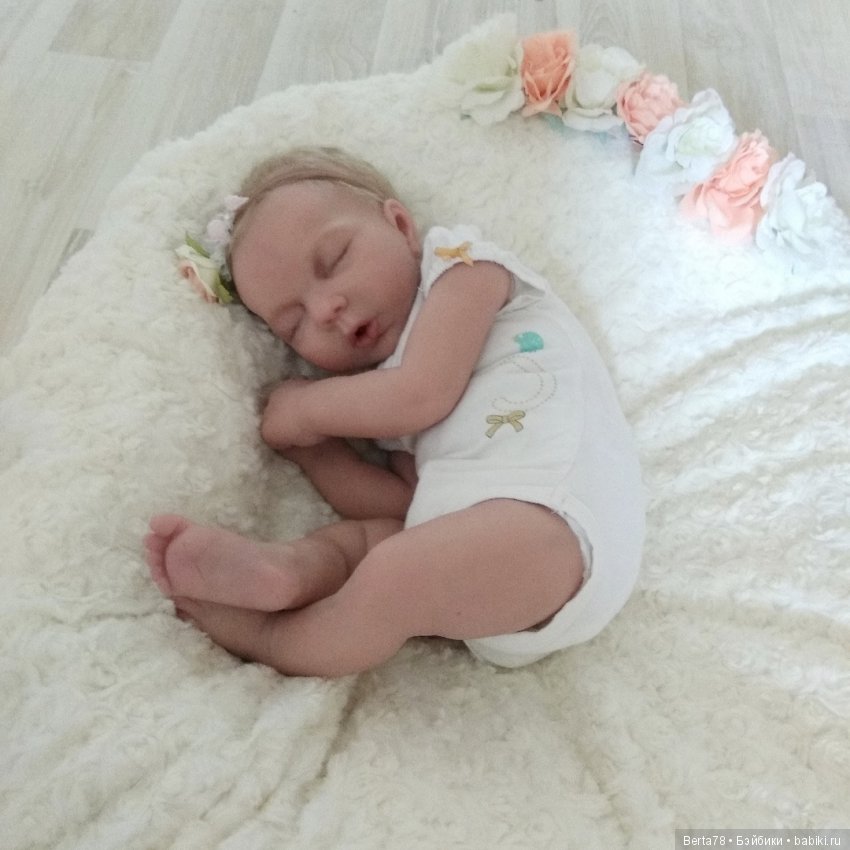 Моя силиконовая малышка Амелия - авторская силиконовая кукла Берновой Татьяны - видео (фото 4)