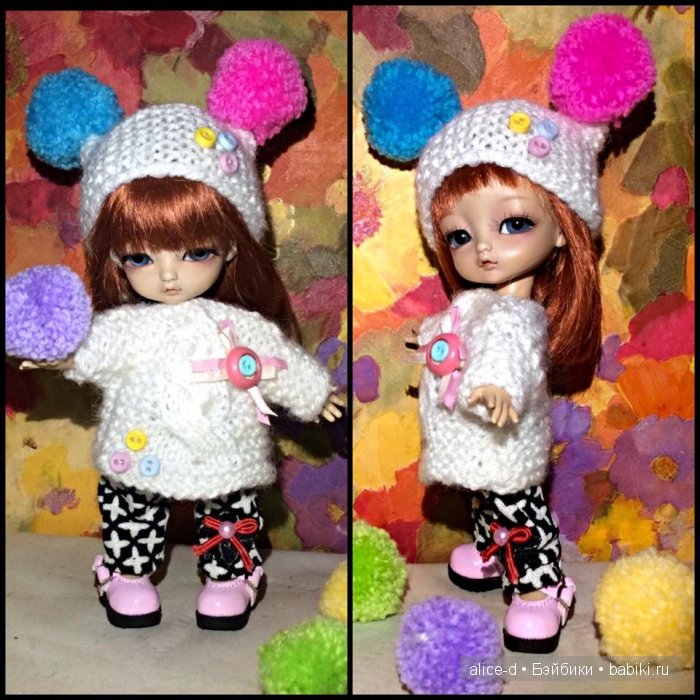 А вчера я вязала... ) — Одежда и обувь для кукол BJD (БЖД): 1/3 (фото 5)