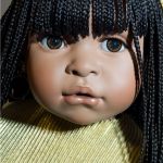 Добавляю Солнца и  немного золотого перла. Фарфоровая кукла от Diana Effner