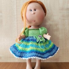 Платье для куклы Мия или Пиппа Nines D'onil 30см