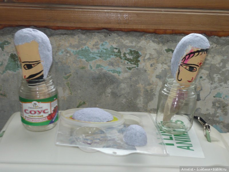 Марионетки индийского уличного театра катхпутли от TatinZh. Кастомизация сувенирных "деревяшек" (фото 5)