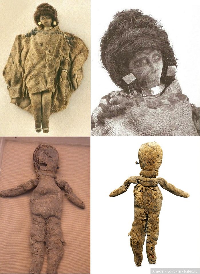 Мои реплики-версии кукол из египетских археологических находок (фото 4)