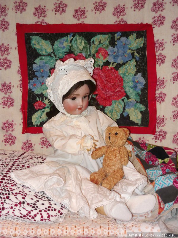 Немецкая "бабушка" BJD — Антикварные куклы Kley & Hahn (K&H): Walkure (Валькирия) (фото 3)