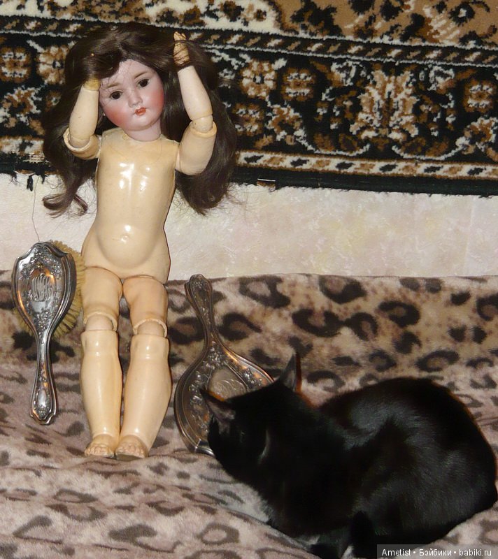 Немецкая "бабушка" BJD — Антикварные куклы Kley & Hahn (K&H): Walkure (Валькирия) (фото 2)