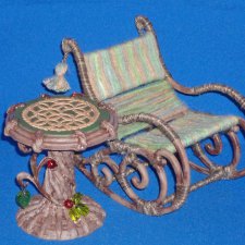 Переделка столика из набора от "Глории"