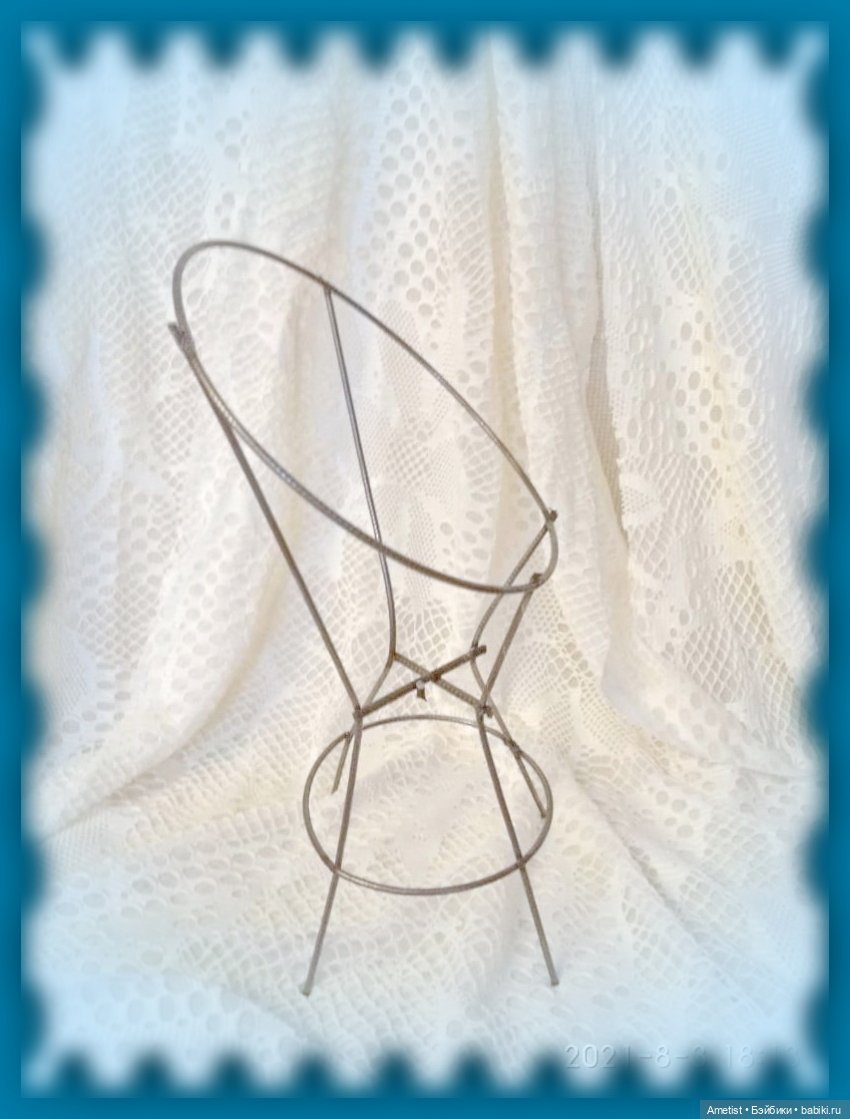 Кукольный стул из кое-чего некукольного. Ну просто СОВСЕМ не кукольного (фото 2)