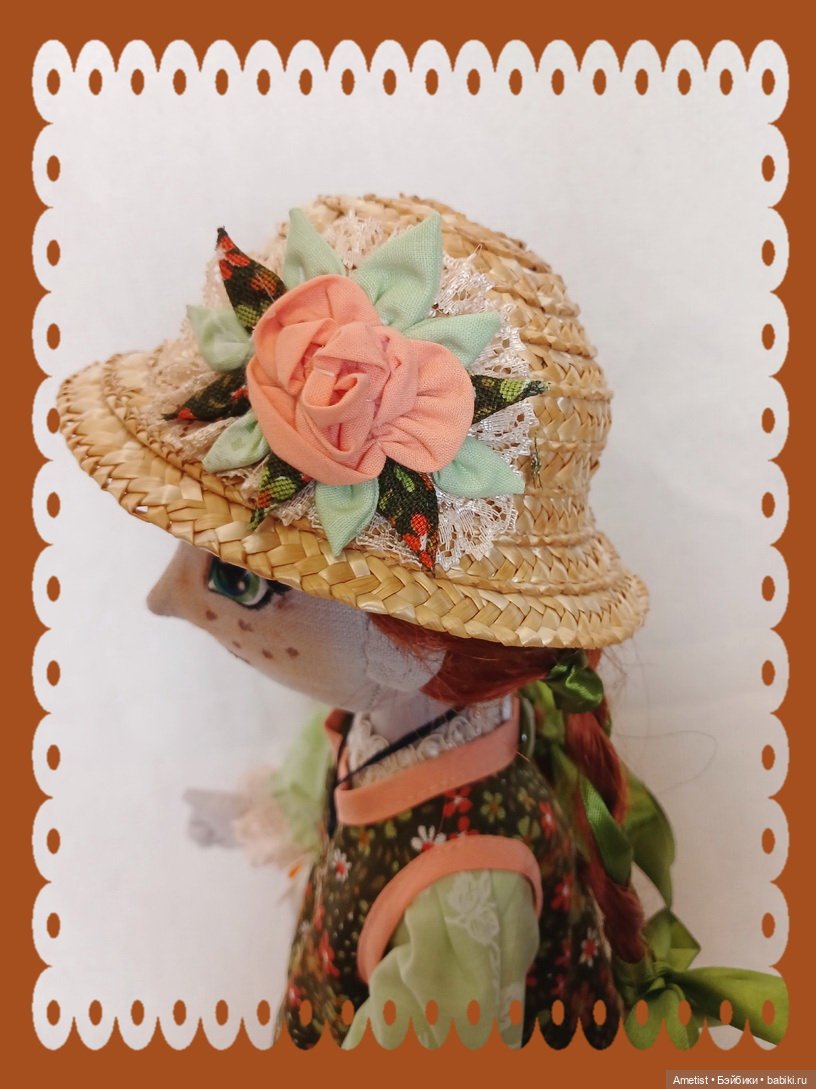 "Оранжевое лето", кукла моего нового авторского проекта (фото 9)