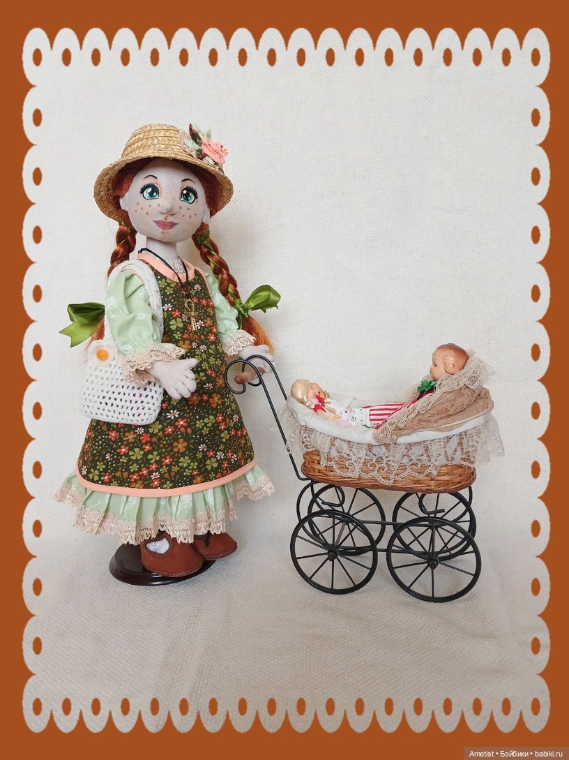 "Оранжевое лето", кукла моего нового авторского проекта