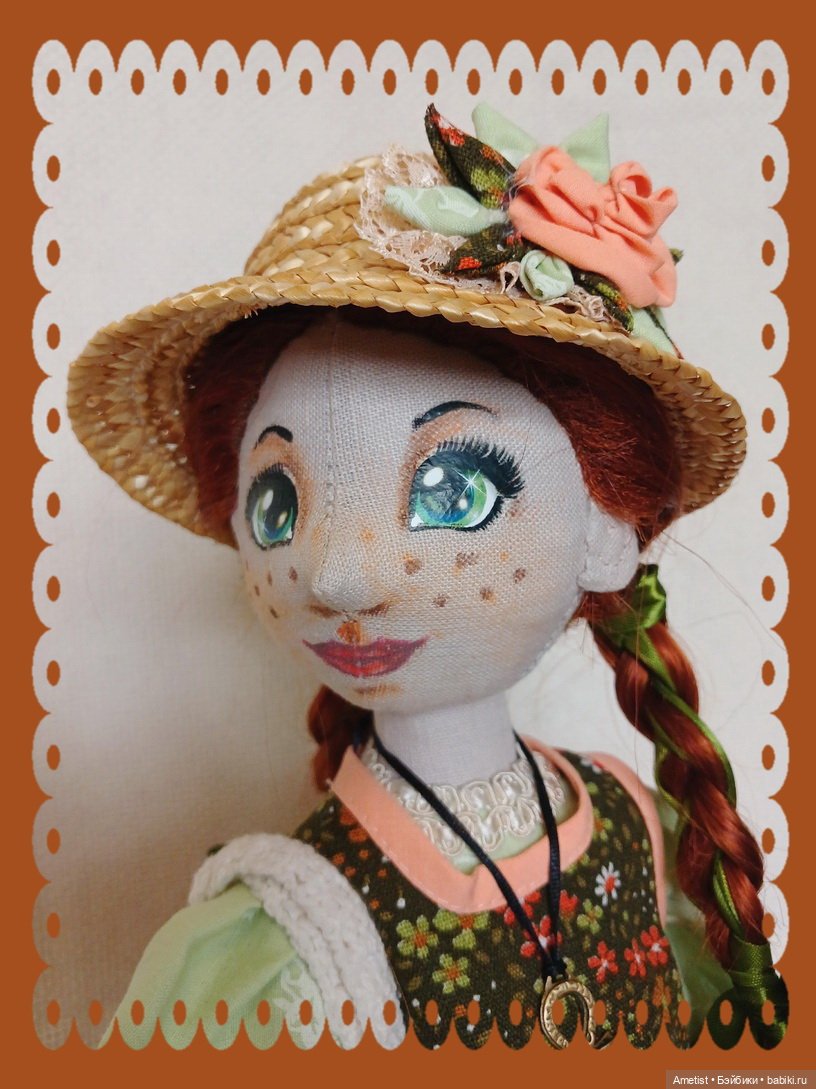 "Оранжевое лето", кукла моего нового авторского проекта (фото 8)