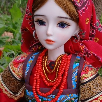 Праздничный девичий рязанский костюм для 1/3