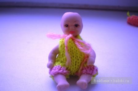 Реставрация фарфоровой мини-куклы (фото 3)