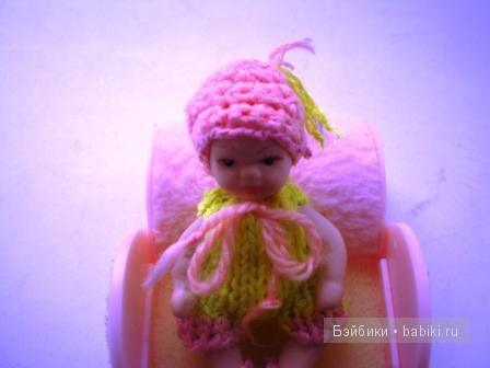 Реставрация фарфоровой мини-куклы (фото 4)