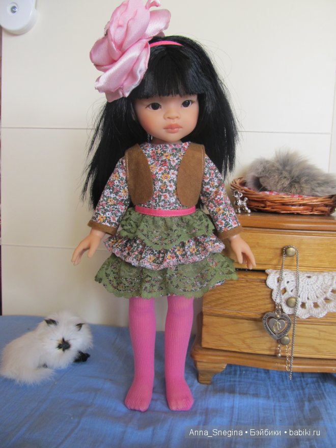 Моя первая паолка Лиу | Бэйбики Моя первая паолка Лиу — Куклы Paola Reina (Паола Рейна): новинки (фото 3)