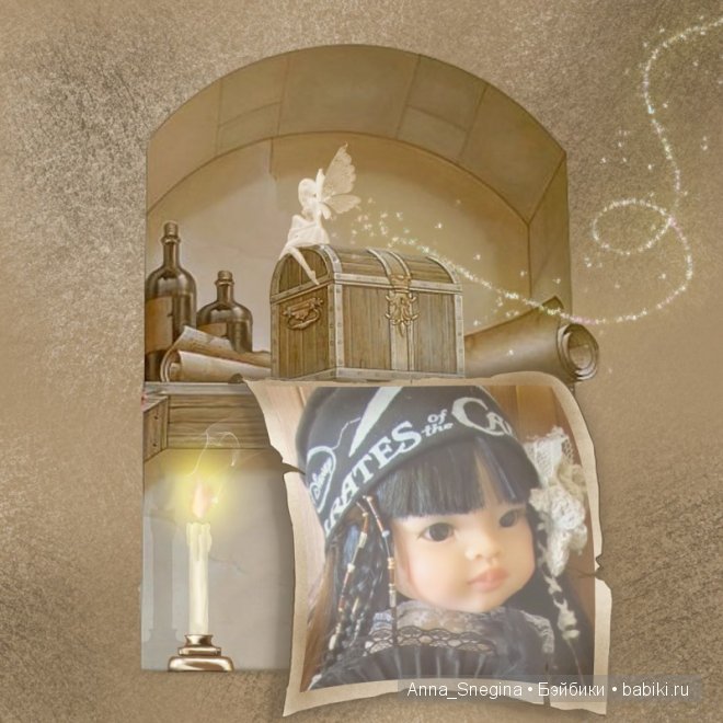 Костюм пиратки для куклы Паола Рейна