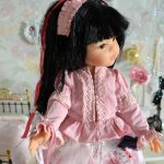 Костюм для паолки Лиу зефирно-розовый