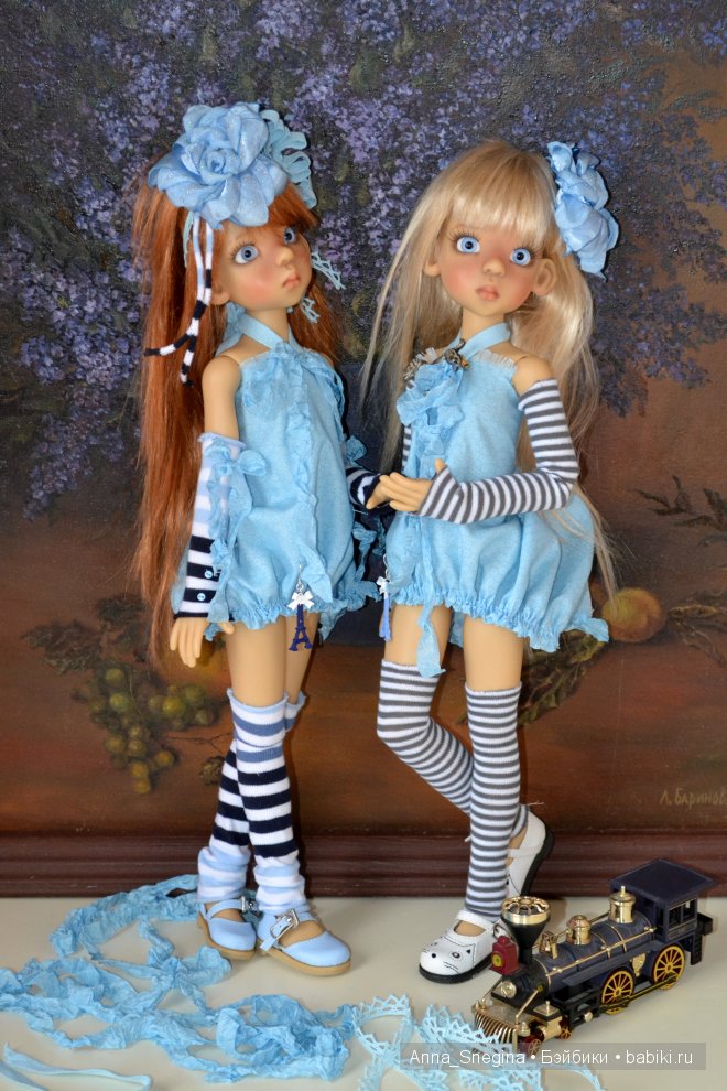 Две Лайлы! Голубоглазые красавицы в голубом... Kaye Wiggs Layla (фото 5)