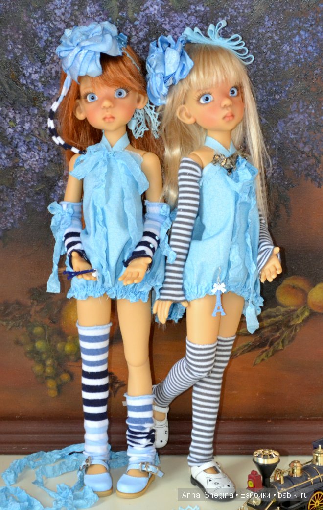 Две Лайлы! Голубоглазые красавицы в голубом... Kaye Wiggs Layla (фото 4)