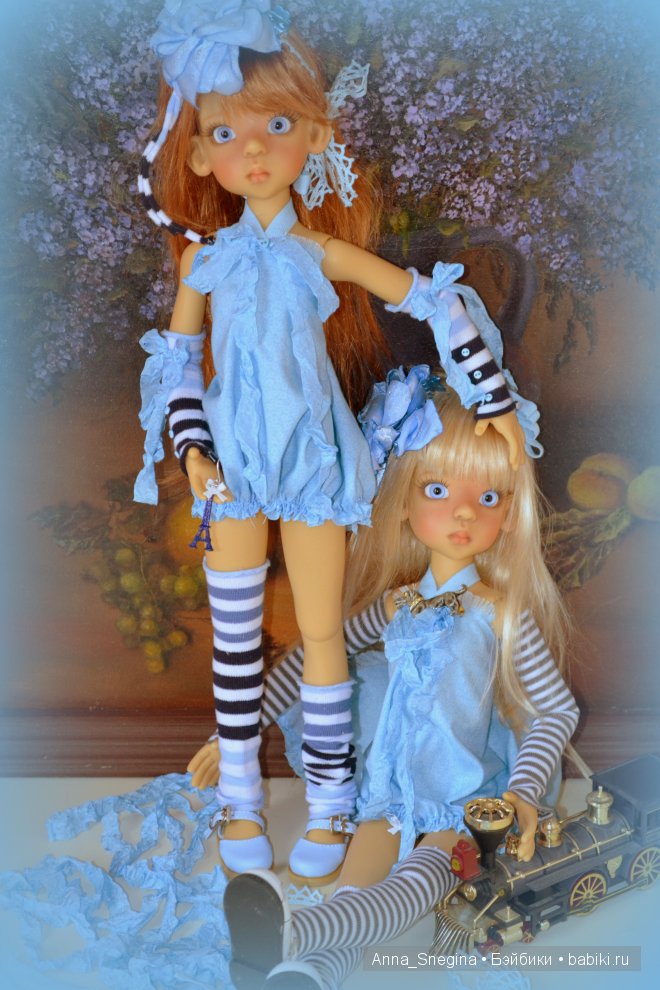 Две Лайлы! Голубоглазые красавицы в голубом... Kaye Wiggs Layla (фото 6)