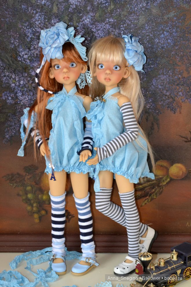 Две Лайлы! Голубоглазые красавицы в голубом... Kaye Wiggs Layla (фото 3)