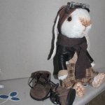 Еще один зайка, игрушка ручной работы