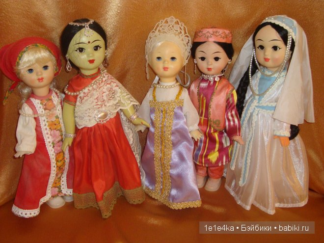 Винтажные красавицы - куклы "Ивановской фабрики игрушки"