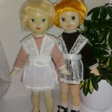 Куклы Ивановской фабрики "Игрушки". Часть 3 Школьницы