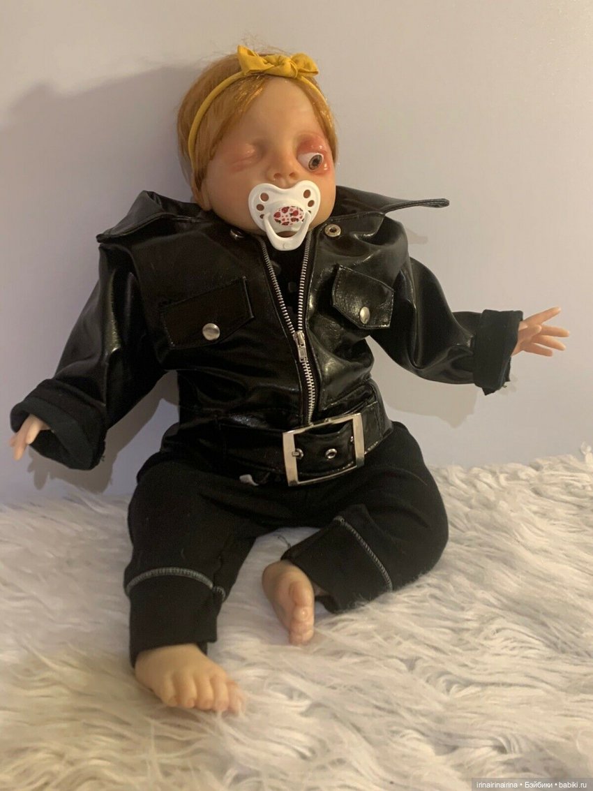 Реборн зомби байкер малыш 22" Кайл, цена 299 s