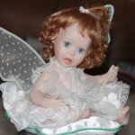 Ashton-Drake Galleries, ангелочек на тучке (239.2)