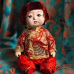 Гофун девочка в красном (453.3)